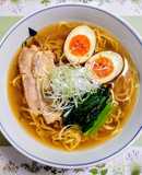 夏簡単昼食朝食さっぱり冷やし醤油ラーメン