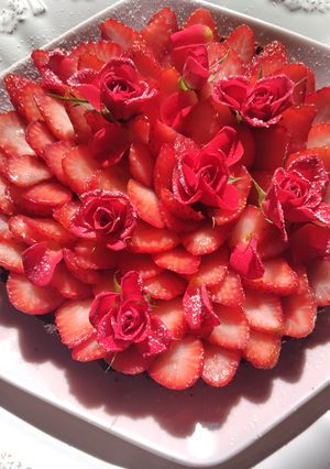 Lovery strawberry rose cakes-レシピのメイン写真