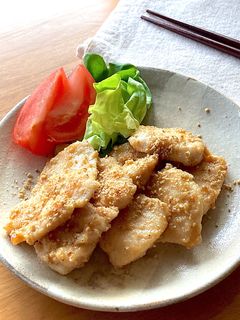 *やわらか〜*鶏胸肉の胡麻マヨ和え*-レシピのメイン写真