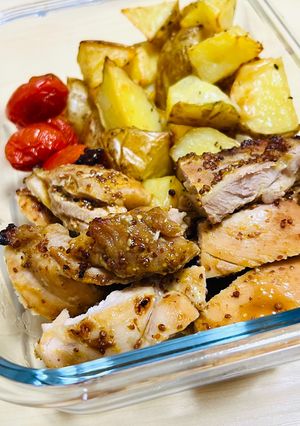 鶏肉のハニーマスタードオーブン焼き-レシピのメイン写真