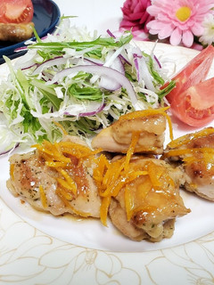 鶏肉の柚子はちみつ焼き-レシピのメイン写真