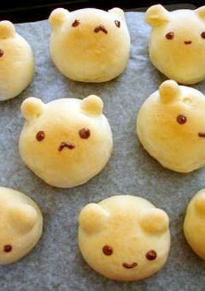 可愛い愛犬そっくり？ふわふわ手ごねパン-レシピのメイン写真