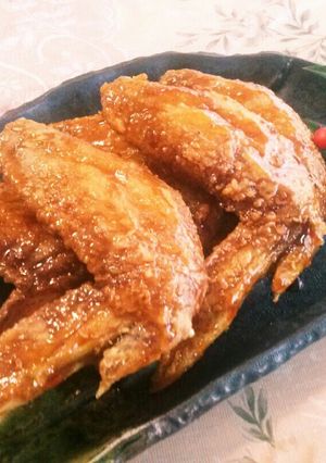 手羽先の唐揚げ旨タレで最高♪-レシピのメイン写真