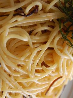 大人味♪塩昆布と明太子の柚子胡椒パスタ-レシピのメイン写真