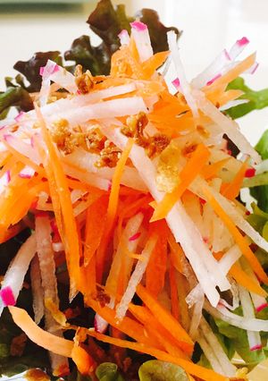 土の中の野菜サラダ-レシピのメイン写真