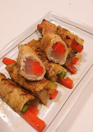 大根と人参の肉巻き-レシピのメイン写真