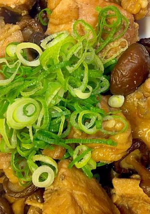 簡単な鶏肉と椎茸の煮物-レシピのメイン写真