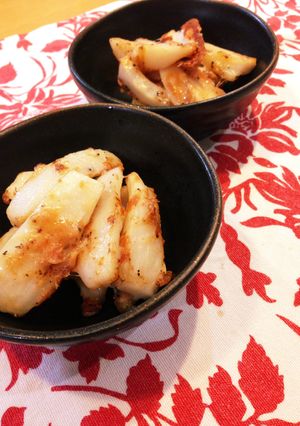 お酒がススム♡レンコンの黒胡椒チーズ焼き-レシピのメイン写真