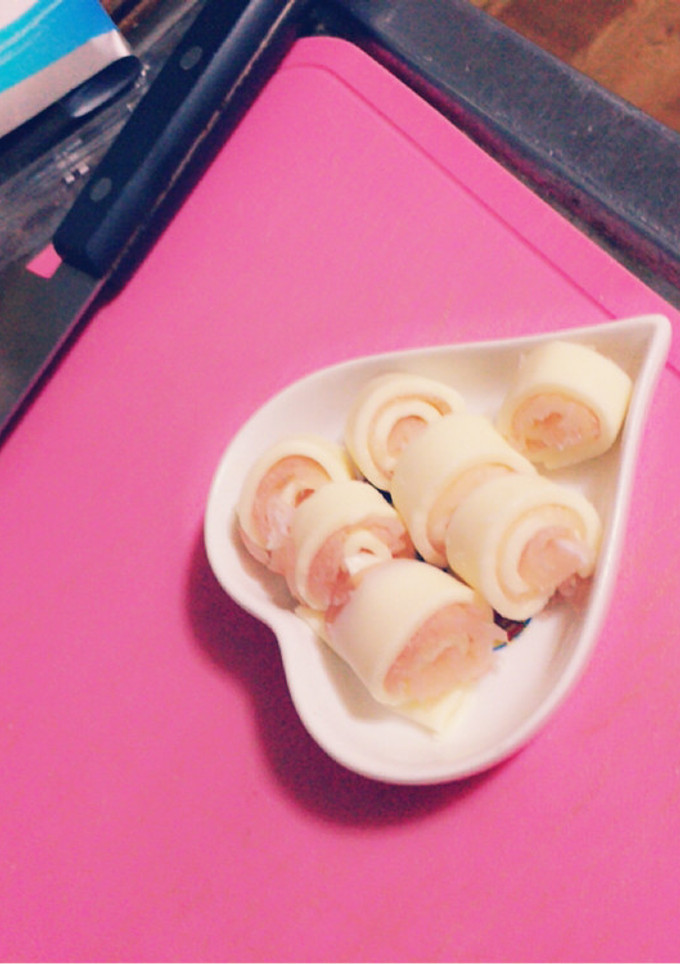 生ハムとチーズのくるくる巻き！-レシピのメイン写真