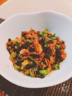 超簡単!味付けサバ缶で大根の葉ふりかけ-レシピのメイン写真