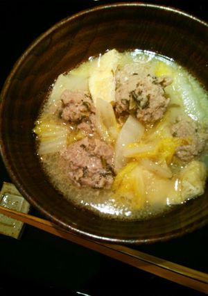 肉団子の豆乳スープ-レシピのメイン写真