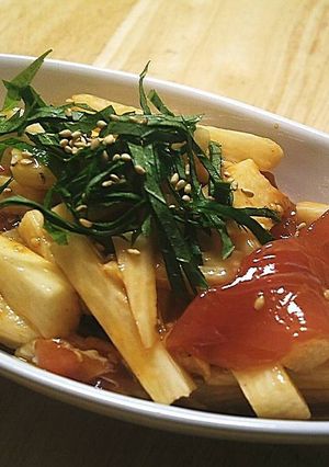 ピリ辛☆マグロと長芋のユッケ風コチュ和え-レシピのメイン写真