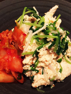 鶏ささみの豆腐和え-レシピのメイン写真