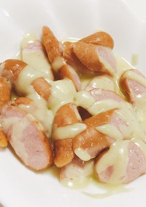 手間なし！レンジでウインナーチーズ-レシピのメイン写真