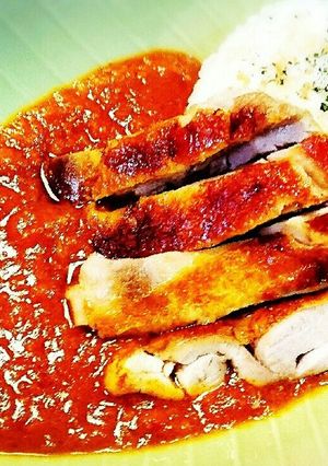 パリパリ♪チキンステーキカレー-レシピのメイン写真