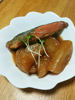 大根と鮭の甘辛うま煮-レシピのメイン写真