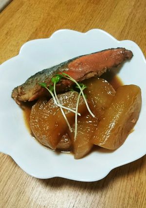 大根と鮭の甘辛うま煮-レシピのメイン写真