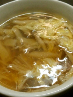 きのこと卵のふわふあスープゆる糖質制限-レシピのメイン写真