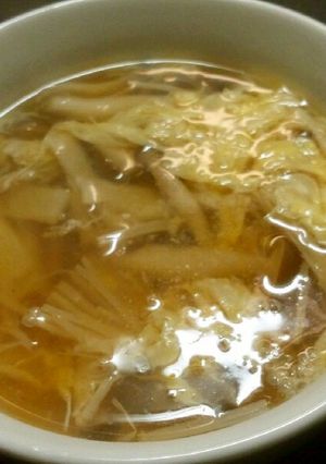 きのこと卵のふわふあスープゆる糖質制限-レシピのメイン写真