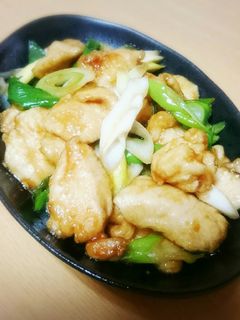 柔らか鶏胸肉と長ネギのオイスター炒め-レシピのメイン写真
