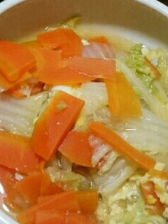 白菜とにんじんの煮物-レシピのメイン写真