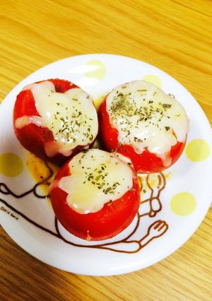 超カンタン！チーズのっけトマト！-レシピのメイン写真