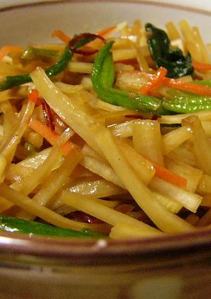 エコ・レシピ✿野菜の皮ｄｅきんぴら風-レシピのメイン写真