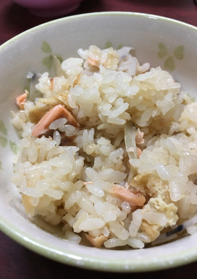 鮭の炊き込みご飯-レシピのメイン写真