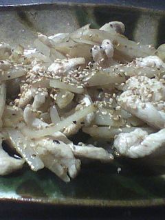 キクイモと鶏胸肉の油炒め-レシピのメイン写真