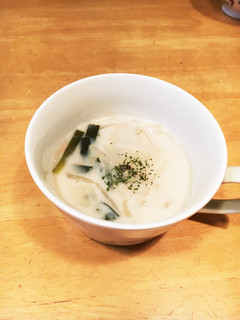 鍋の残りでクラムチャウダー風スープ!!-レシピのメイン写真