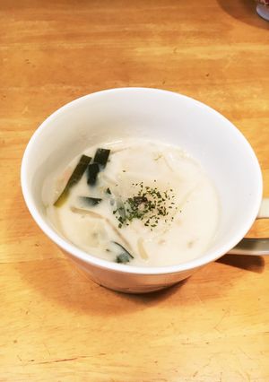 鍋の残りでクラムチャウダー風スープ！！-レシピのメイン写真