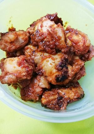 鶏肉のトマト冷凍漬け簡単炒め-レシピのメイン写真