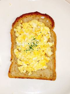 美味しい朝食♪マヨ茹でたまごトースト-レシピのメイン写真