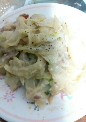 白菜のクリーム煮ならぬ、クリーム炒め!-レシピのメイン写真
