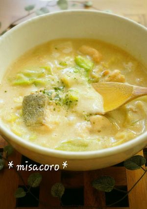 m鮭とキャベツの和風クリーム煮-レシピのメイン写真