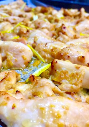 胸肉で節約！けど絶品！鶏のゆず味噌焼き-レシピのメイン写真