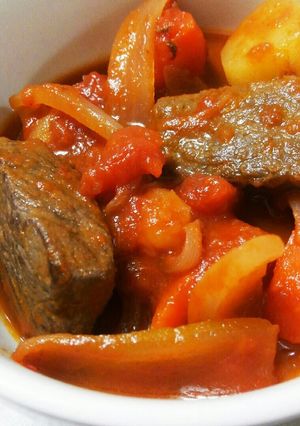 鹿肉のトマト煮込み-レシピのメイン写真