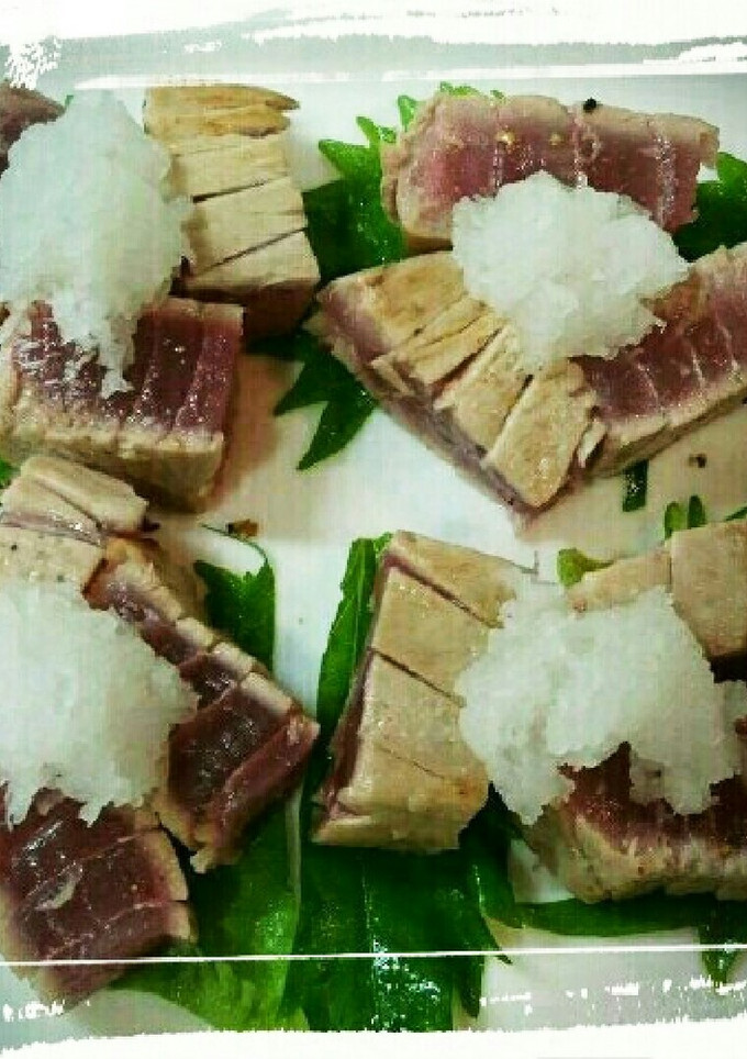 超お手軽☆マグロのたたき風-レシピのメイン写真