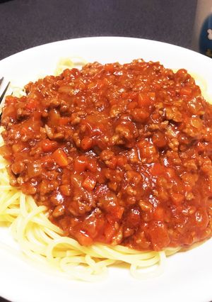 残り物リメイク！カレーミートソース-レシピのメイン写真