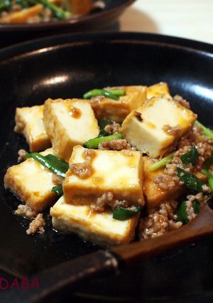 簡単!!豚挽き肉と厚揚げのピリ辛味噌炒め-レシピのメイン写真