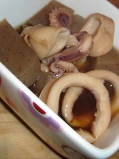 イカとコンニャクのさっと煮-レシピのメイン写真