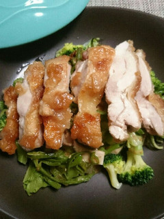 照り焼きチキンの温野菜サラダ-レシピのメイン写真