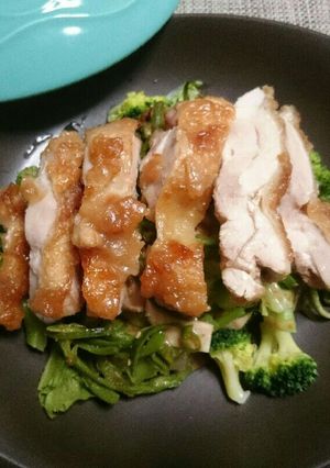 照り焼きチキンの温野菜サラダ-レシピのメイン写真