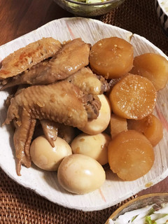 【簡単】手羽先と大根の酢生姜煮-レシピのメイン写真