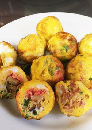お弁当に!まんまる卵焼き・トッピングin-レシピのメイン写真