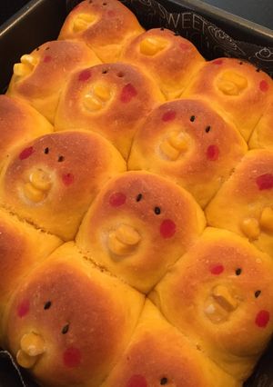 かぼちゃのちぎりパン-レシピのメイン写真