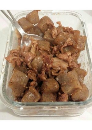 豚こまコンニャク 焼肉炒め-レシピのメイン写真