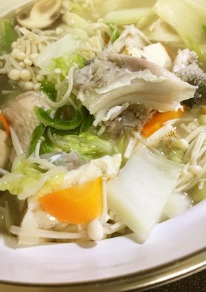 具だくさんあら汁風鍋-レシピのメイン写真