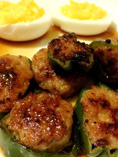 ピーマンの肉詰め-レシピのメイン写真