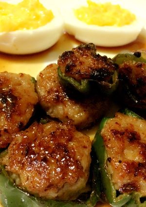 ピーマンの肉詰め-レシピのメイン写真